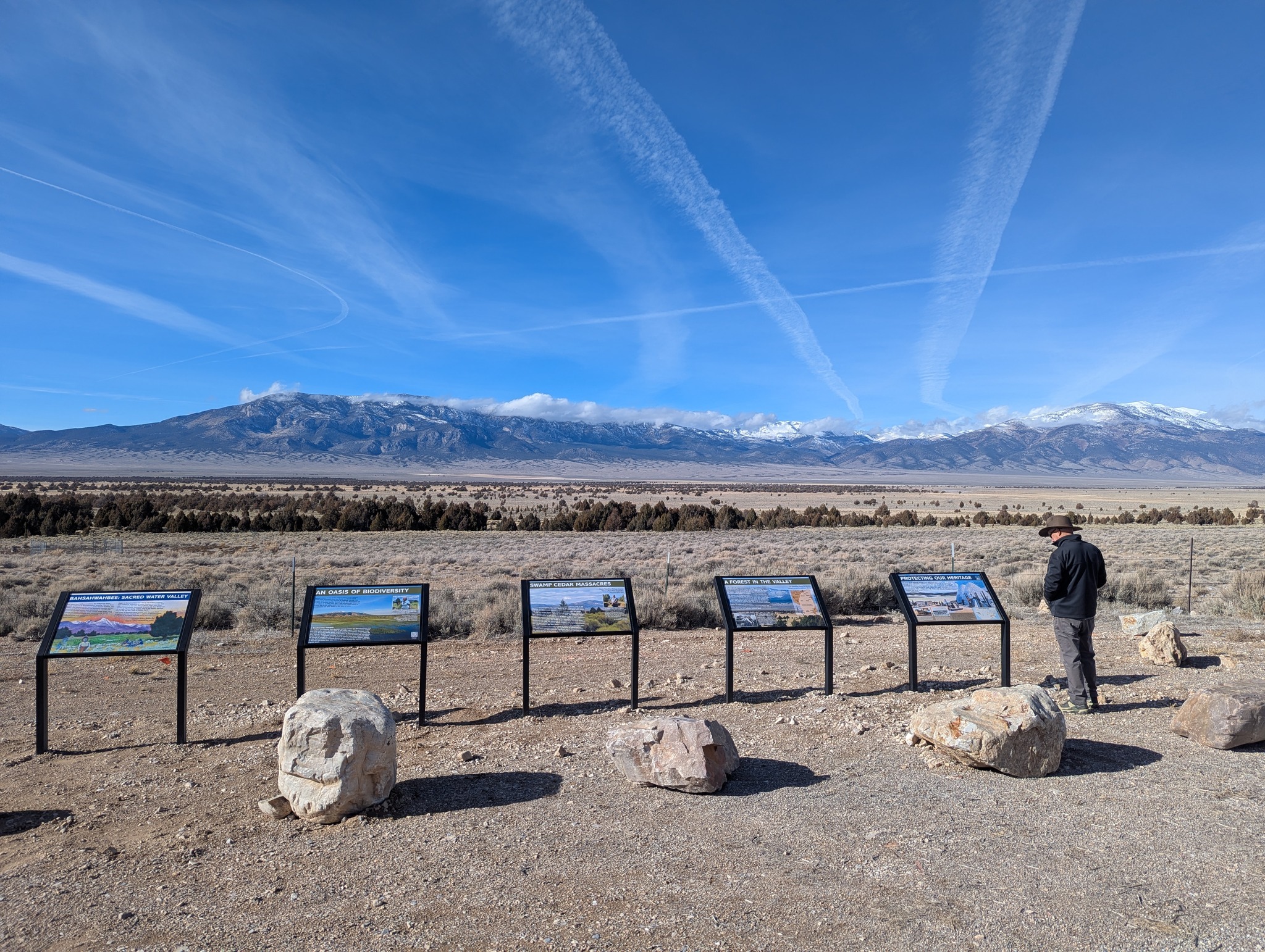 Great Basin National Heritage Area — second panel of five interpretive signs