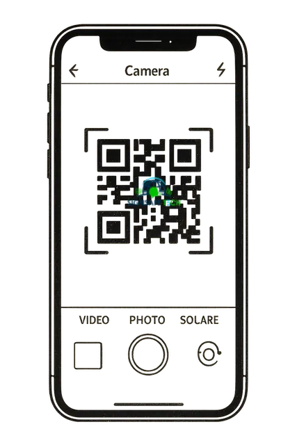 SignSafe Tech app on iPhone displaying QR code sign translation in multiple languages